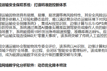 能源運(yùn)輸進(jìn)入“數(shù)智化躍遷”時(shí)代 看軟件專家如何用技術(shù)創(chuàng)新驅(qū)動(dòng)能源運(yùn)輸智能升級