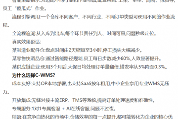提升倉儲效率刻不容緩！1款好用的倉庫管理軟件(WMS)強(qiáng)力推薦
