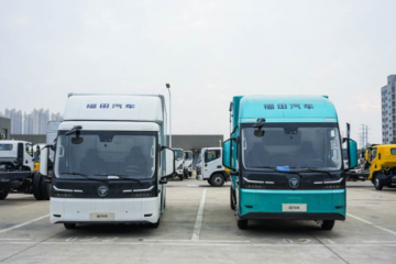 高端向上 智慧引領(lǐng) 全新啟明星平臺(tái)歐馬可純電輕卡南方上市