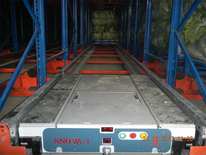南京蘇星低溫穿梭車 穿梭式貨架 自動化立體倉庫倉儲設(shè)備