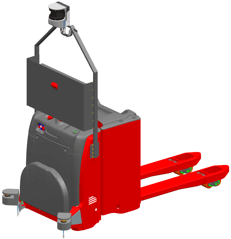 激光導(dǎo)航agv叉車搬運機(jī)器人