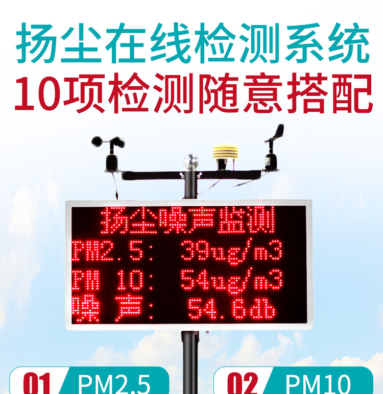 工地在線檢測風(fēng)力工地在線檢測風(fēng)速工地在線檢測揚塵系統(tǒng) 