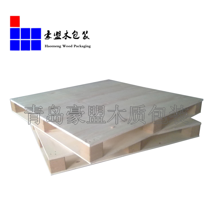 青島木制品廠家直供批發(fā)出口免熏蒸多層板托盤(pán)