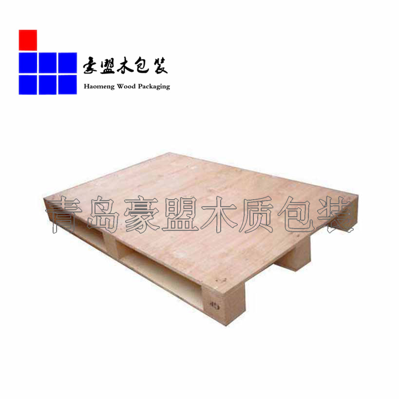 青島港出口輔助物流免熏蒸膠合板托盤(pán)