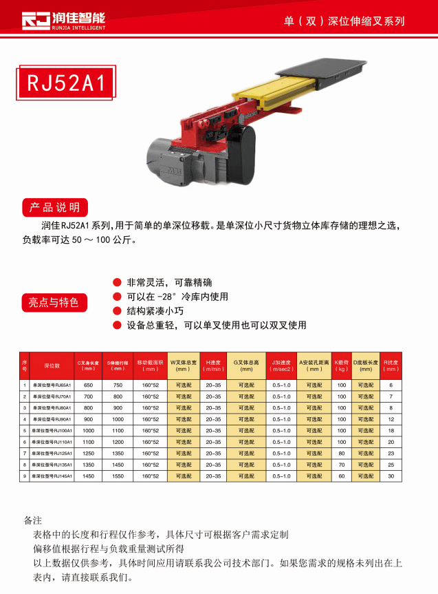 堆垛機(jī)伸縮貨叉  雙向自動伸縮貨叉