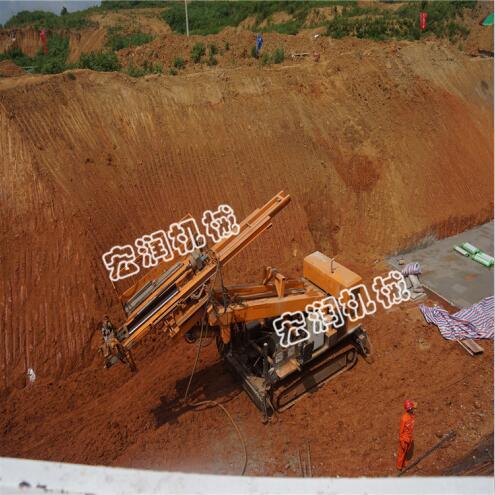 供應(yīng)基坑護(hù)坡多功能地質(zhì)鉆機  履帶式深基坑錨固鉆機