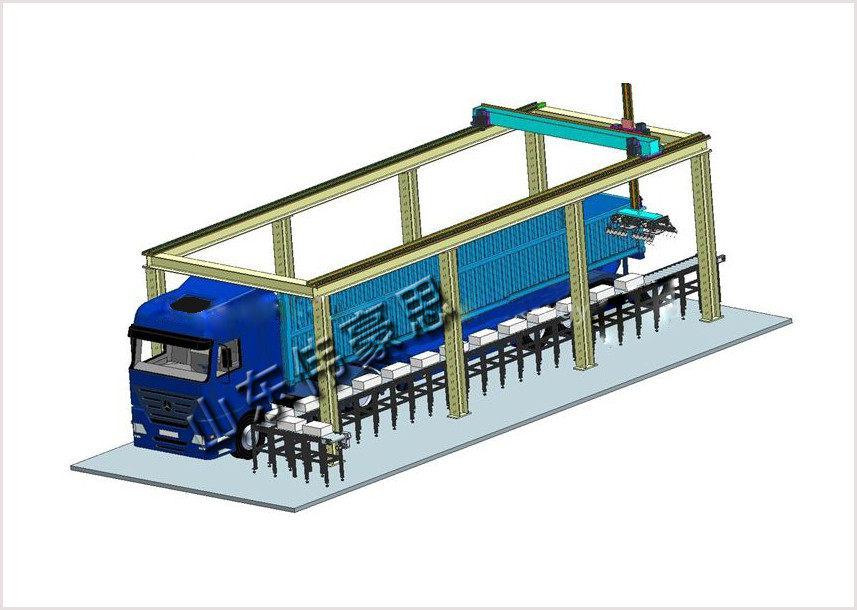 袋裝水泥裝車(chē)機(jī) 機(jī)器人裝車(chē)碼垛設(shè)備報(bào)價(jià)