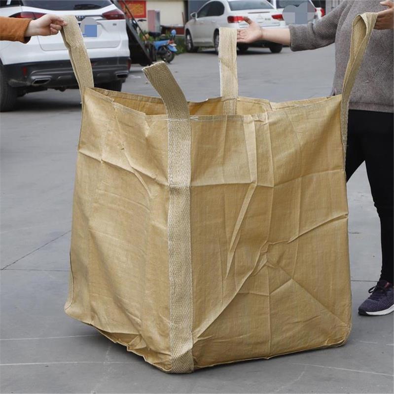 全新黃色再生料噸袋太空袋集裝包污泥預(yù)壓袋 