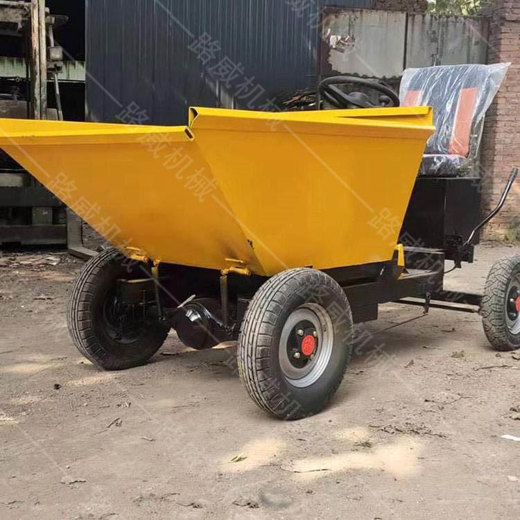  供應(yīng)自上料搬運(yùn)翻斗車 工地電動(dòng)灰斗車 節(jié)能省電電動(dòng)灰斗車