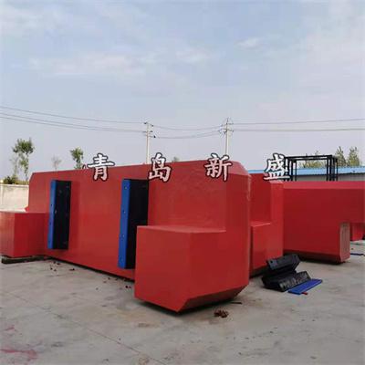新盛 鋼覆式橋梁防撞設(shè)施 防撞護欄 箱型防撞塊